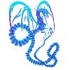 Electric Blue Dragon