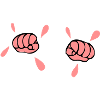 bebe fists fille1