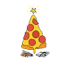 Pizza Christmas Tree