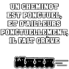 UN CHEMINOT EST PONCTUEL, ET D'AILLEURS...
