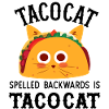 Tacocat spelled backwards is tacocat