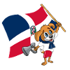 Dominican Republic fan dog