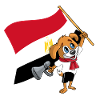 Egypt fan dog