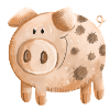 Little pink piggy - pig - piglet