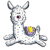 Fluffy woolly llama