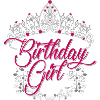 Birthday Girl Tiara Script