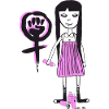 Molly - Girl Power, feminist graffiti