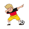 Germany Dab - Football Dabbing Flag