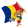 Romania Fan Dog