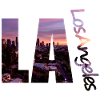 LA - Los Angeles skyline