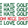 Golf Caddy Golfkenttä Putter Yardage Lahjakortti