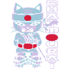 Chat mouraï flex