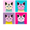 Pop Art Cat - Meow
