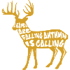 Cerf Rennier automne feuilles cadeau