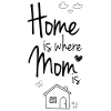 Home is where Mom / Mum is! gift idea