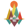 Geometric Mountains - Bear Gift