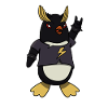 Metal rocker penguin