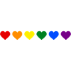 Rainbow heart