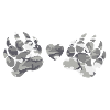 Paws paws heart camouflage
