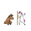 Unicorn hest din moster min tante gave EN