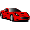 sport car red