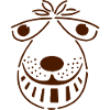 retro space hopper face