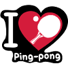 love coeur heart pingpong tennistable3