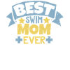 Bedste Swim Mom Ever T-Shirt