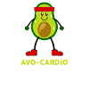 Avo Cardio Training Funny graphics