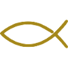 Fish Christian Gold