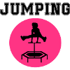 trampoline sauteuse cadeau saut sautant