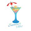 Summer sun umbrella holiday gift