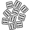 Dice - 60 years Birthday