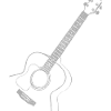 Acoustic Guitar Guitarist Music Gift