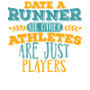 I date runner's T-shirt