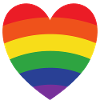 Rainbow heart | LGBT | gift idea