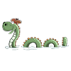Nessie Seeungeheuer In Schottland - Comic - Fun