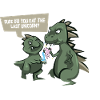 Funny dinosaur shirt - last unicorn -