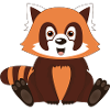 red panda bear