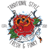 Traditional Tattoo Rose
