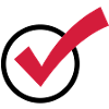 A checkmark