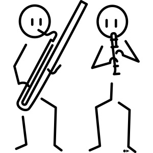 Duo recorder / bassoon