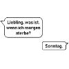 Lustiger Spruch Mann & Frau
