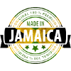 Made in Jamaica white outline