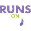 Athlètes sur légumes végétal