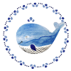 Petit poster de baleine