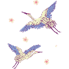 flying cranes