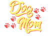 Dog Mom T-Shirt with paws