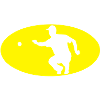 petanque ball bat logo