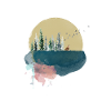Forest on the moon